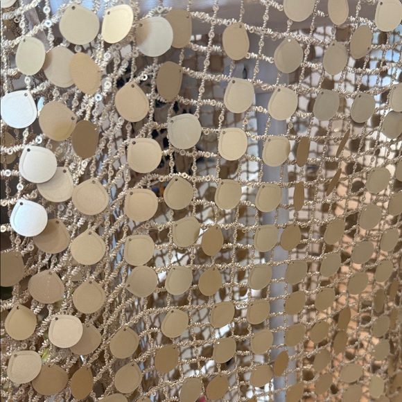 Sequin corchet maxi Beach Dress - Picture 4 of 5